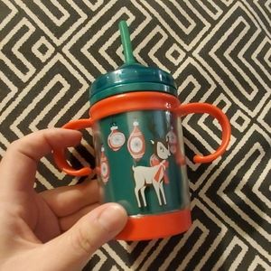 Festive Toddler Sippy Cup NWOT